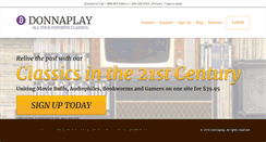 Desktop Screenshot of donnaplay.com